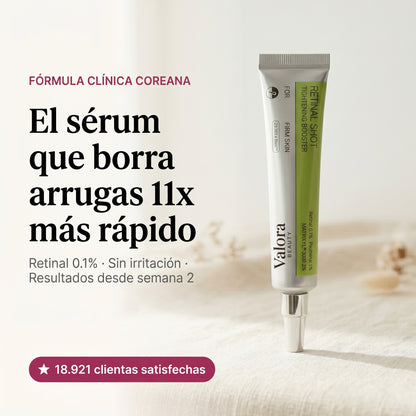 Retinal Shot Reafirmante · Valora Beauty