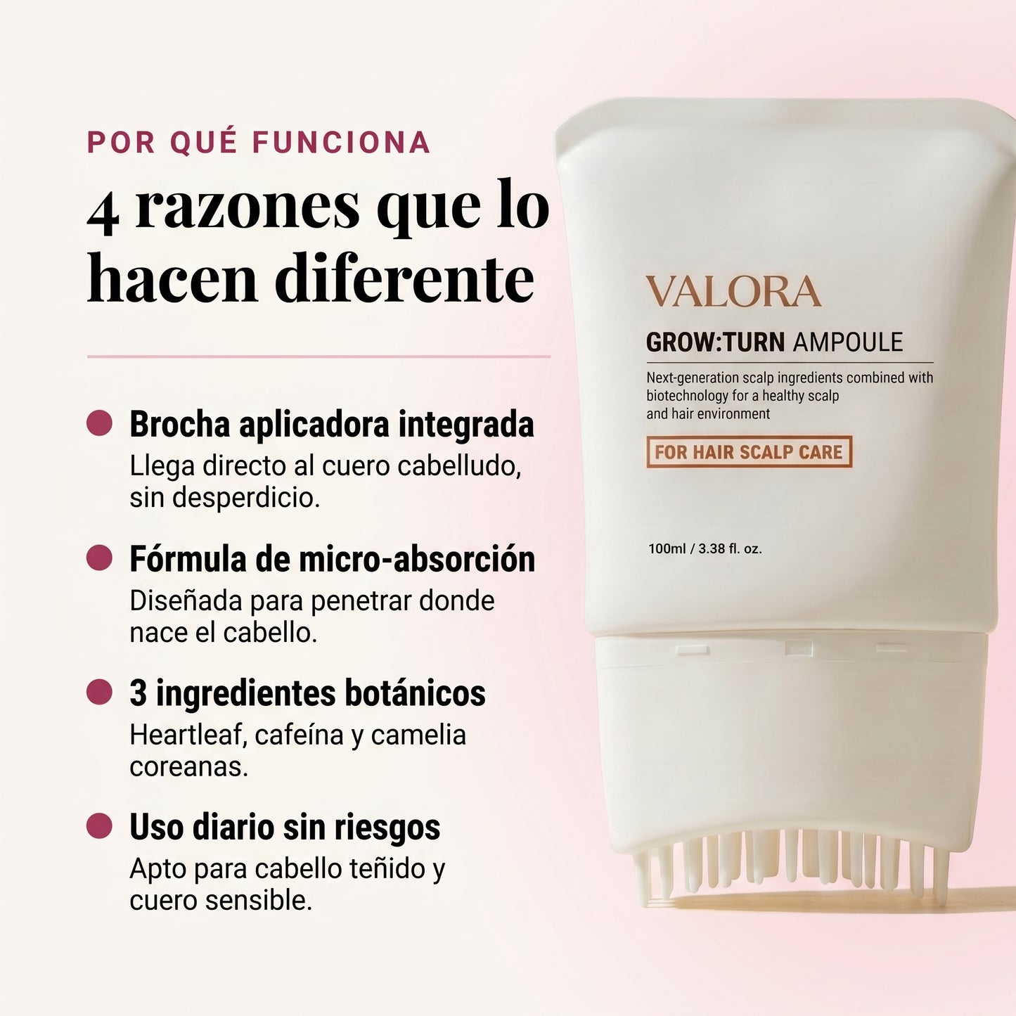 Sérum Capilar de Crecimiento Coreano · Valora Beauty
