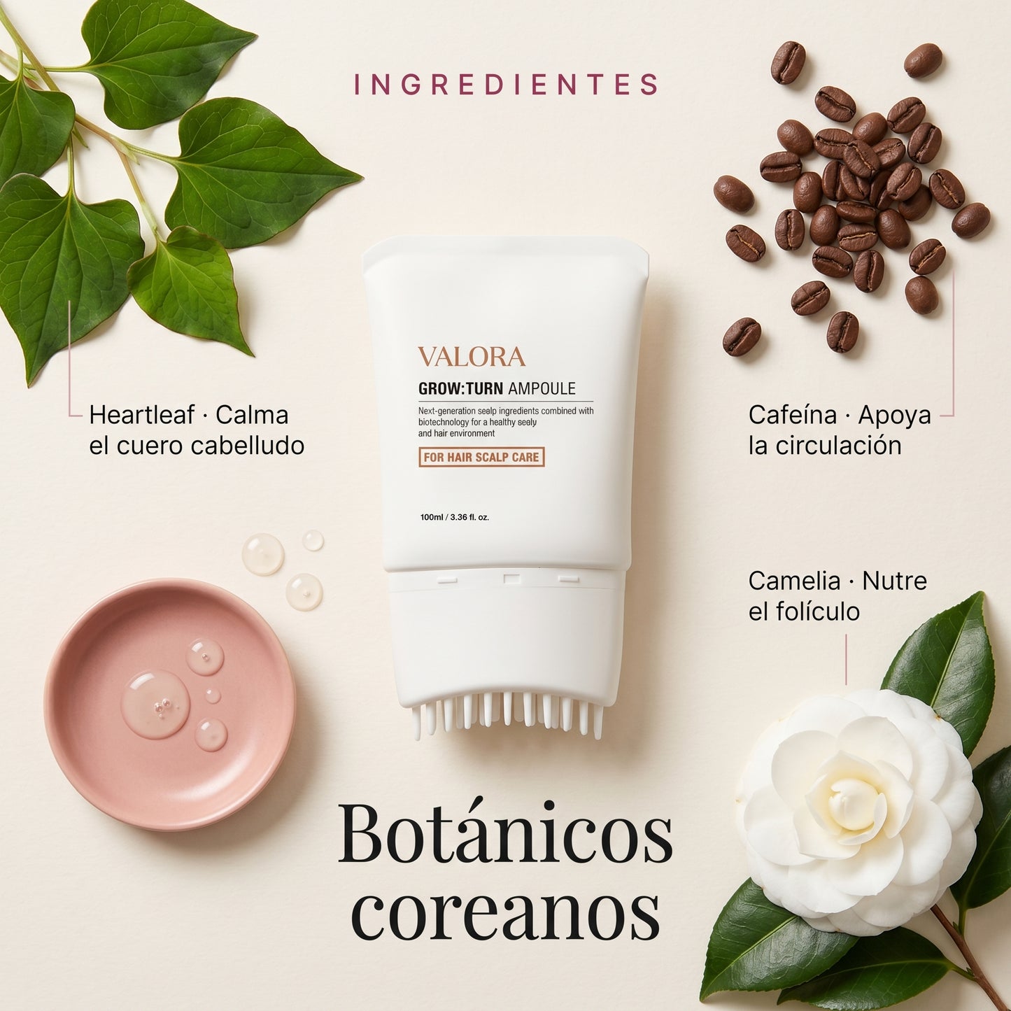 Sérum Capilar de Crecimiento Coreano · Valora Beauty