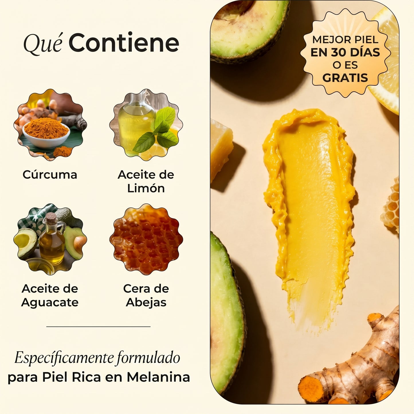 Bálsamo labial de cúrcuma y limón ValoraBeauty