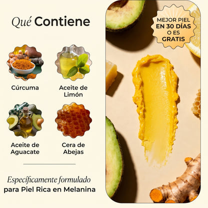 Bálsamo labial de cúrcuma y limón ValoraBeauty